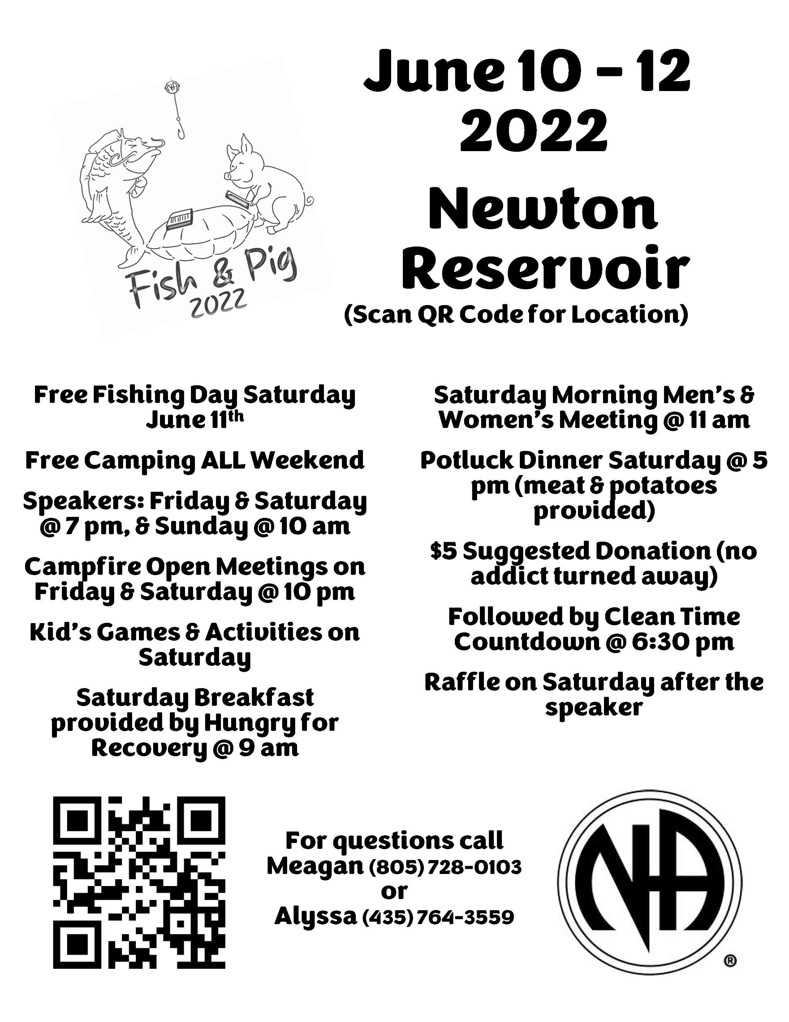Fish and Pig flyer