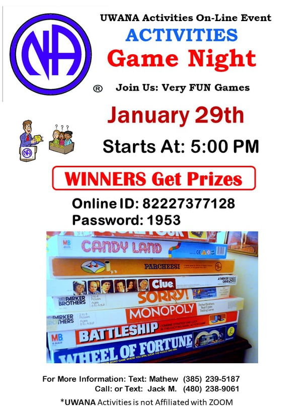 game night flyer